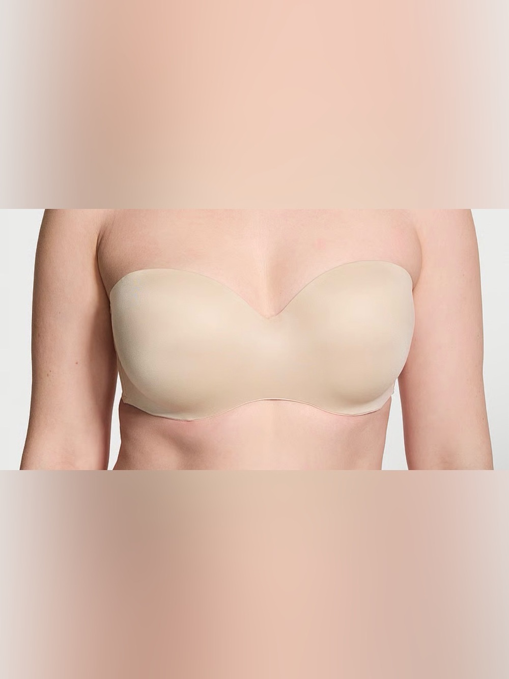 Victoria’s Secret Lightly Lined Nude Smooth Strapless Bra | Size 40C